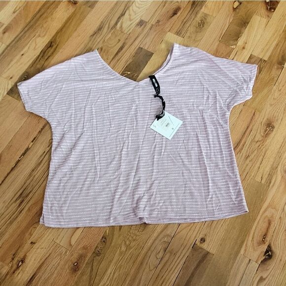 NWT Canyon Top Wide Fit Lavender Stripe Agnes & Dora - Picture 2 of 7